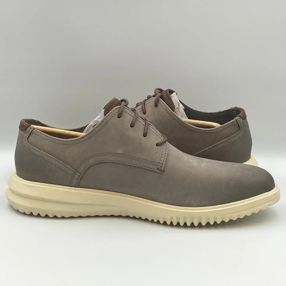 NEW Cole Haan Grand+ Plain Toe Leather Oxford Shoes Gray Men's Size 8.5 M C39823 - Picture 7 of 8